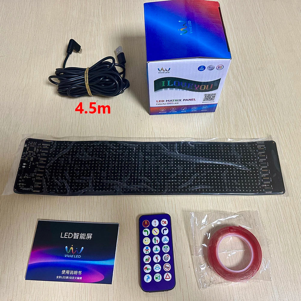 NexoMatrix™ - Pannello LED Smart Programmabile (RGB & Bluetooth Control).