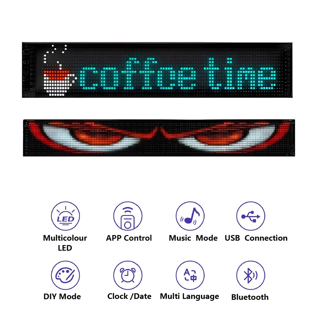 NexoMatrix™ - Pannello LED Smart Programmabile (RGB & Bluetooth Control).